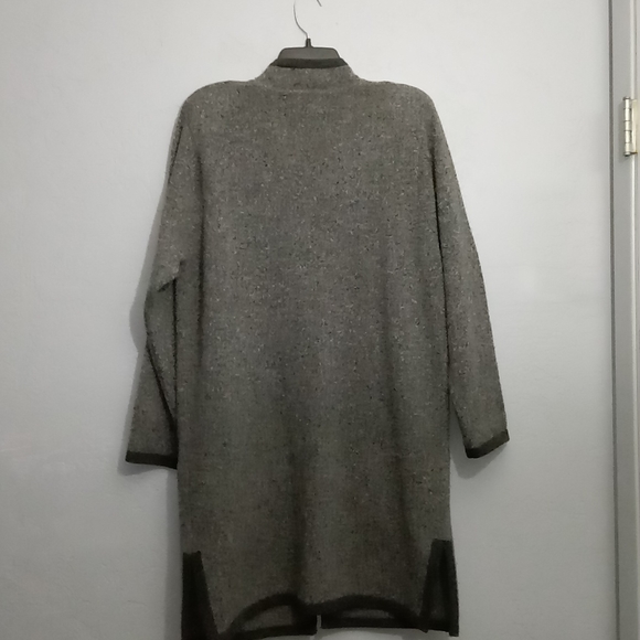 Design Options 100% Lambswool Long Sweater Duster - Picture 4 of 11